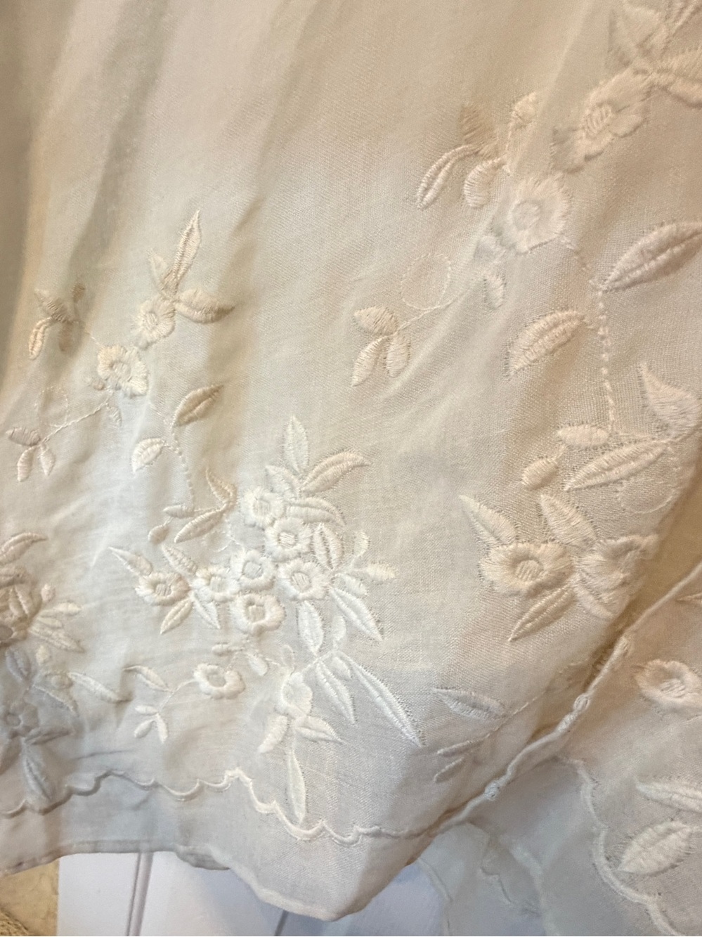 Cato Kimonos *Set of 2* Dusty Rose With Lace Accents & Cream With Embroidery OS - Picture 13 of 16